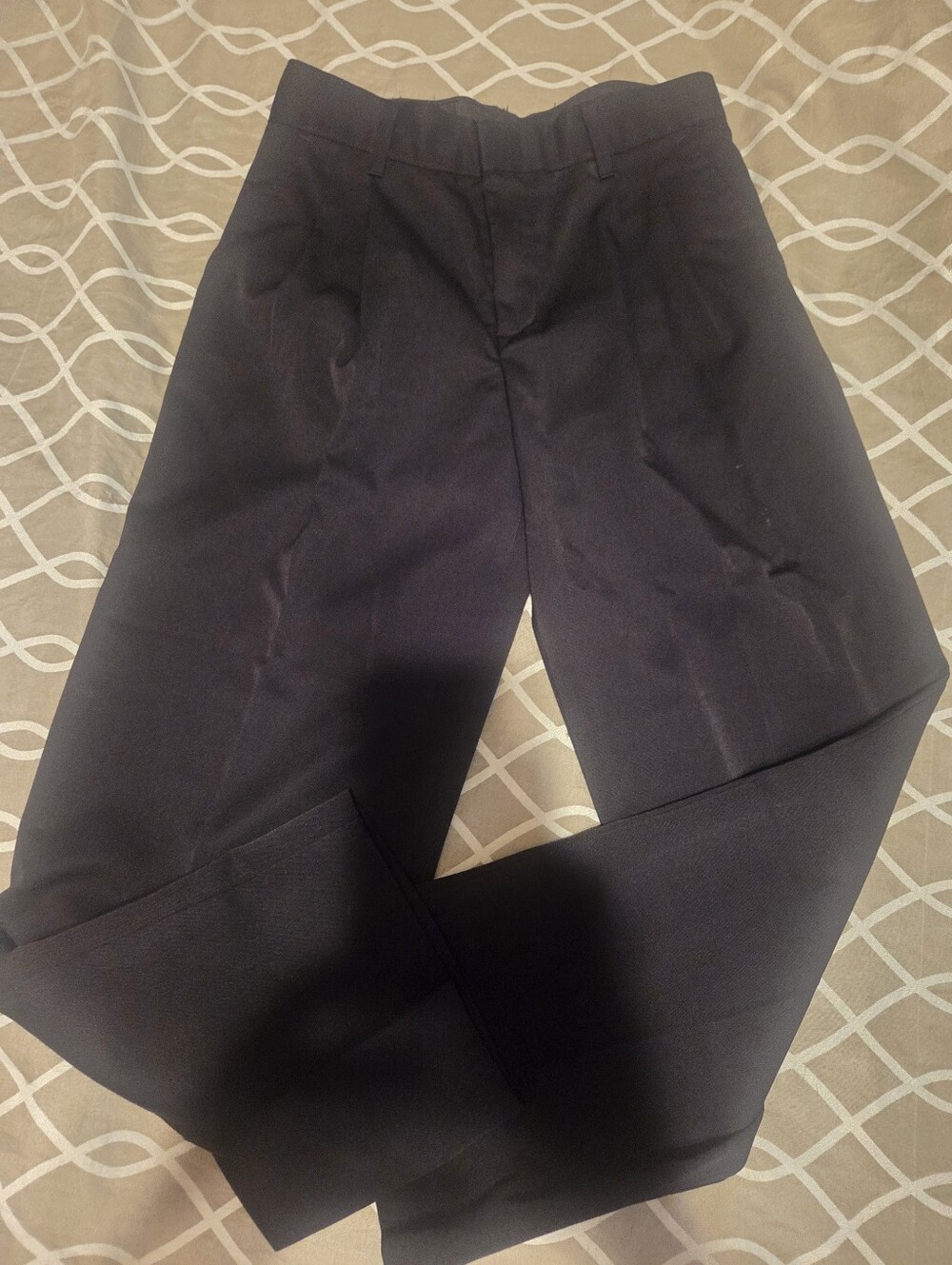 ARROW Boy's Black Dress Pants, Size:10